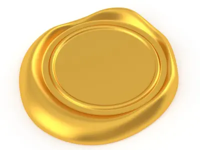 Wax seal Collection 3D model