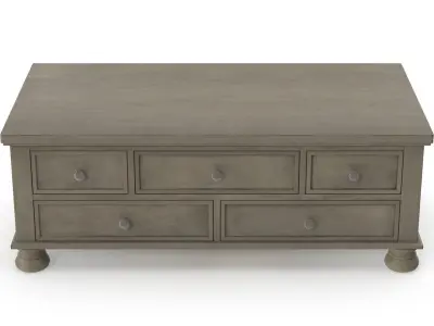 Coffee Table v2 Low-poly 3D model