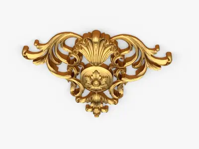 Classic decor ornament 287 3D model