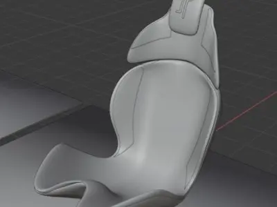 Car seat concept model - Concept Elysian 3D model