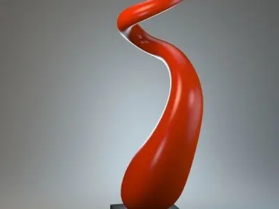 Sculpture Curl P 3D print model