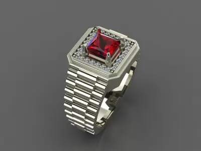 Ring men 3D print model