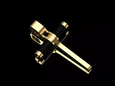 Gold Cross Free 3D print model