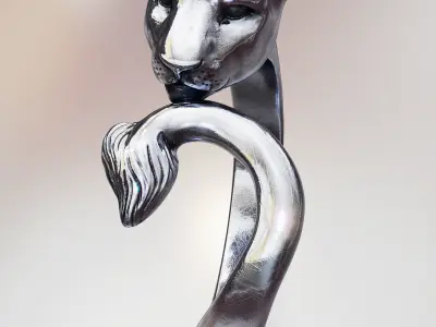 ring female lioness 3D print model