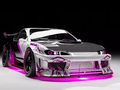 Nissan silvia s15 collection 3D Model Pack