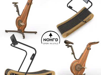 Bike Trainer NOHRD Pack 3D model 3D model