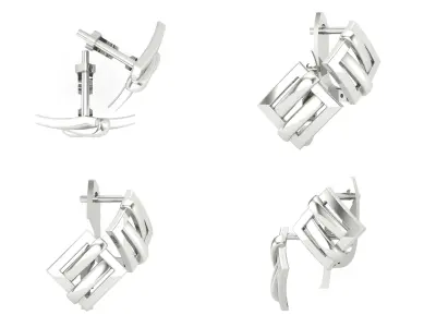 Earrings od74 3D print model