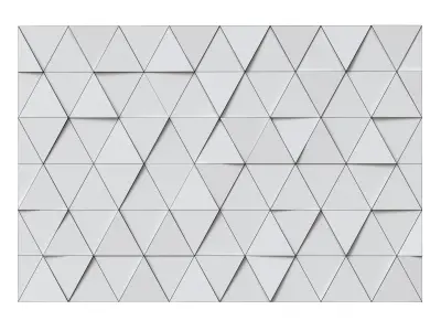 Wall Panel Wood 3D model