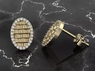 Jewelry Earring 3D print model