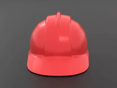 Safety Helmet Low-poly 3D model