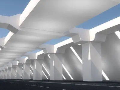 Road Highway 3D model