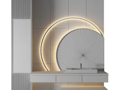 Luxury Bathroom 227 3D model