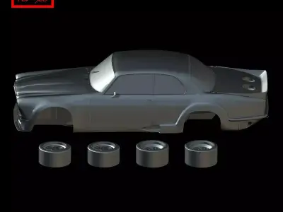 Jaguar BROADSPEED XJ12 COUPE  1970 3D model