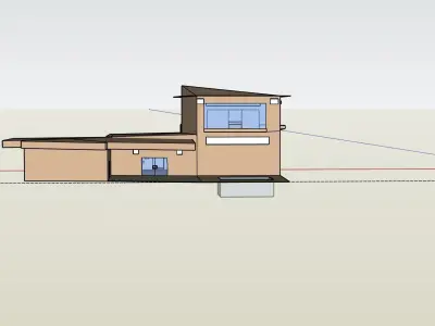 Median house  3D model