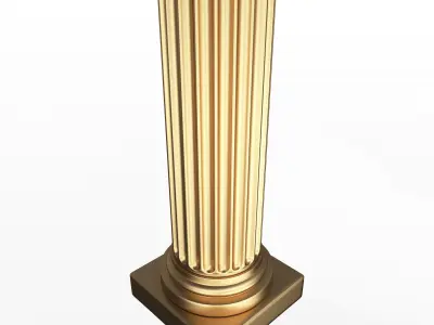 Column Capital 0604 Low-poly 3D model