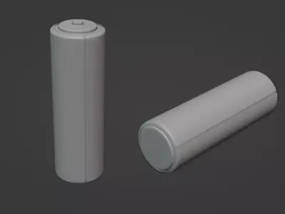 AA Battery Alkaline 3D model