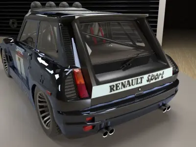 Renault 5 Turbo Rally version 3D model
