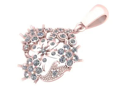 SWAROVSKI CRYSTAL PENDANT 3D PRINTABLE MODEL 3D print model