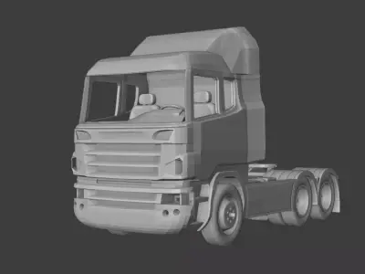 Scania truck model made for 3d printer 3D print model