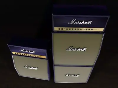 Marshall purple Stack 3D model