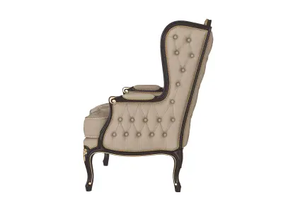 Royal bergere armchair by Modenese 3D model
