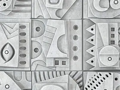 Stone decor n123 3D model