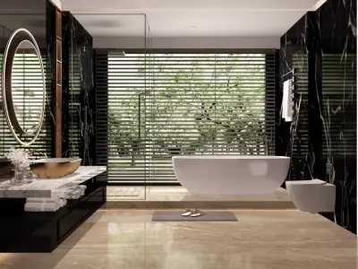 Luxury Interior Scenes-Bathroom 3 3D model