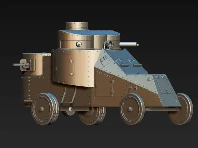 Mgebrov Armoured Cars 3D print model
