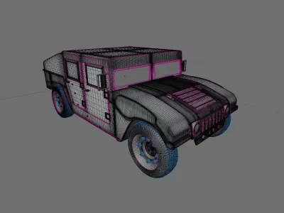 Humvee Or Hummer 3D model