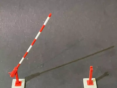 LIFTING ARM BARRIER 7MM SCALE O GAUGE MODEL RAILWAY 3D print model