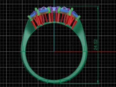 jewelry ring 292 3D print model