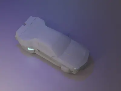 Chevrolet camaro ZL1 cyberpunk 3D model