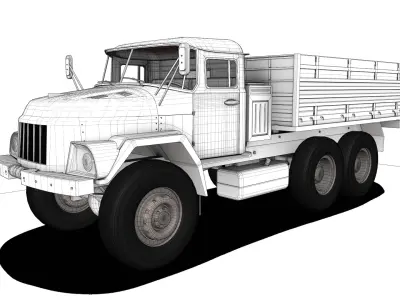 Truck 3D model from CGTrader - PBR