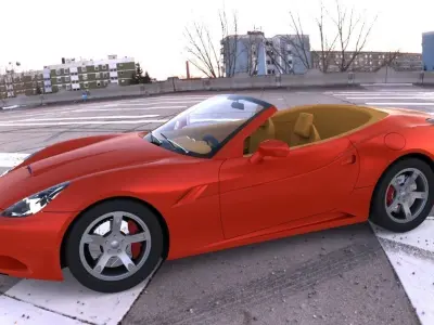 Ferrari California convertible 3D model