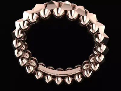 Clash  ring 3d print model 3D print model 3D print model