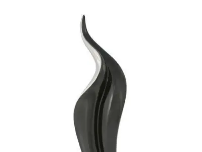 Cheshunt Curve Leaf Sculpture Free 3D model