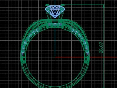 jewelry ring 191 3D print model