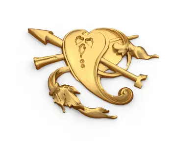 Classic carved decor ornament 485 3D print model