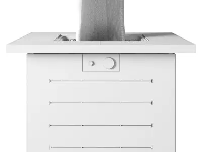 OVE Pierce 35 inch Square Fire Table 3D model