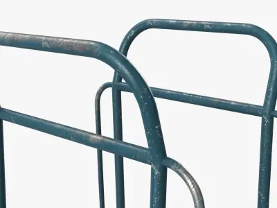 Running iron drum 3D model