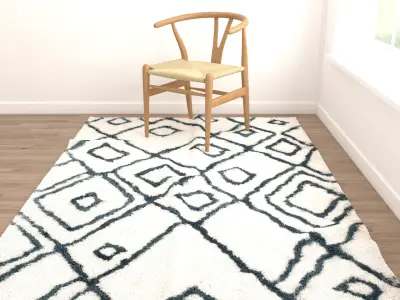 Rugs No 191 Low-poly 3D model