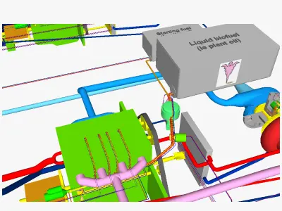 IC 1 Diesel setups 3D model