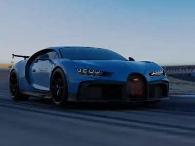 bugatti chiron Pur sport 3D model