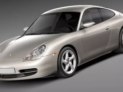 Porsche 911 996 Carrera 1997-2001 3D model