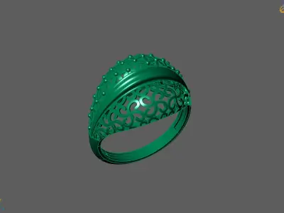 Plain Ring Women Ready STL 3DM Models Womens Rings 3D models 3D print model 25
