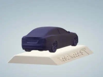 TESLA MODEL S CAR  3D PRINTING STL FILE 3D print model
