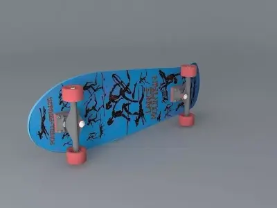 1987 Powell Peralta Lance Mountain Future Primitive 2 model S... Free 3D model