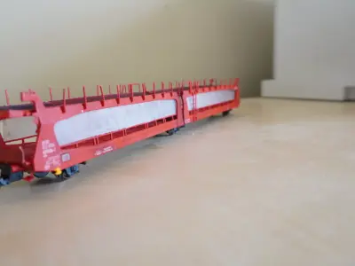 Pre supported H0 1-87 scale Laes TA 364 M car carrying wagon 3D print model