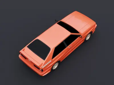Audi Ur Quattro 1991 3D model