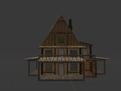20 House Variants - 4K NEXT GEN game-ready models of town houses Low-poly 3D model